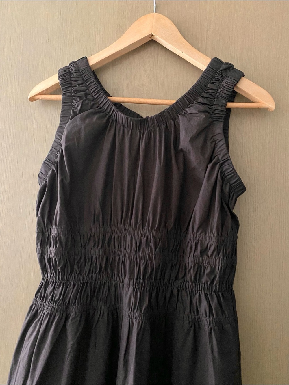COS shirred cotton jumpsuit - Picture 4 of 8